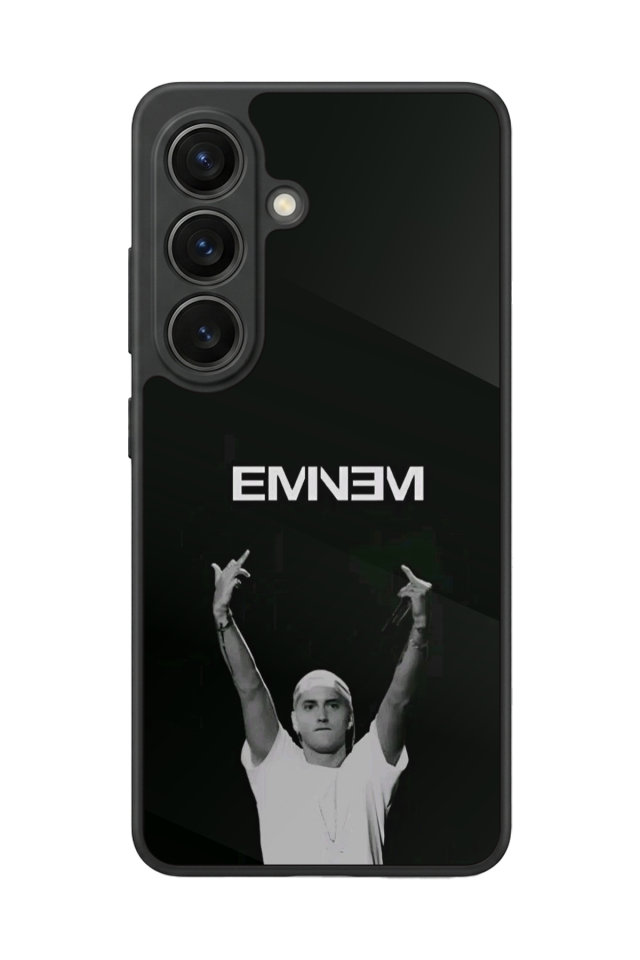Samsung Galaxy S26 Uyumlu Eminem Tasarımlı Glossy Premium Kılıf