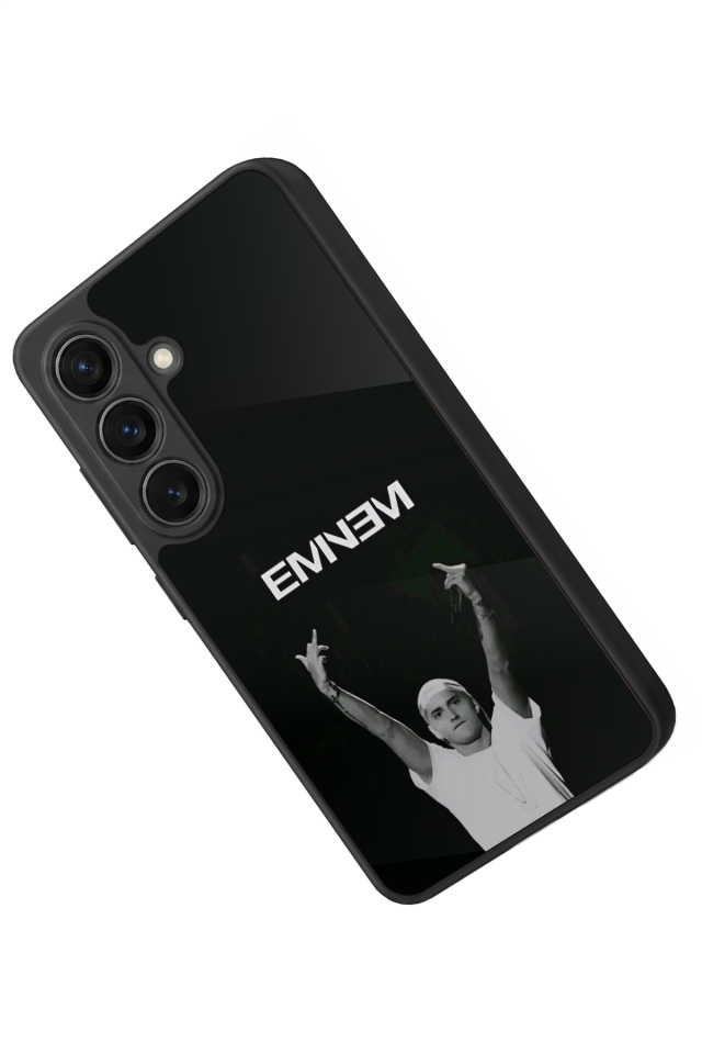 Samsung Galaxy S26 Uyumlu Eminem Tasarımlı Glossy Premium Kılıf