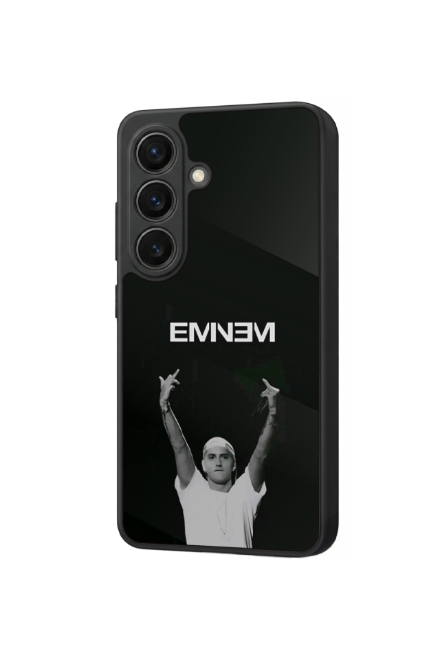 Samsung Galaxy S26 Uyumlu Eminem Tasarımlı Glossy Premium Kılıf