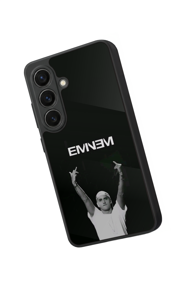 Samsung Galaxy S26 Uyumlu Eminem Tasarımlı Glossy Premium Kılıf