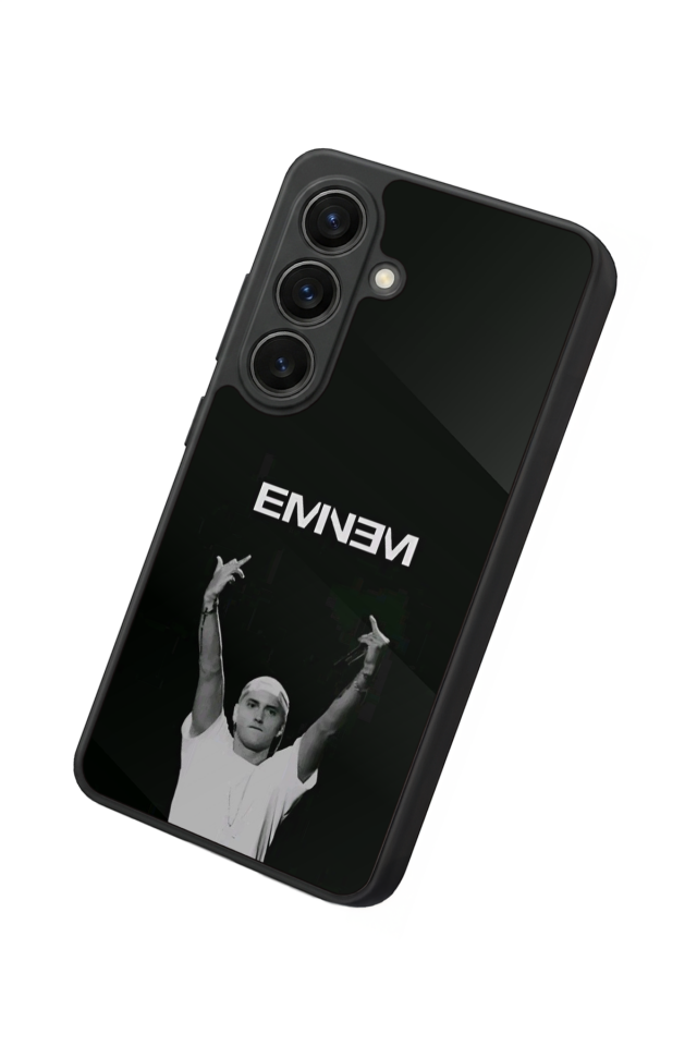 Samsung Galaxy S26 Uyumlu Eminem Tasarımlı Glossy Premium Kılıf