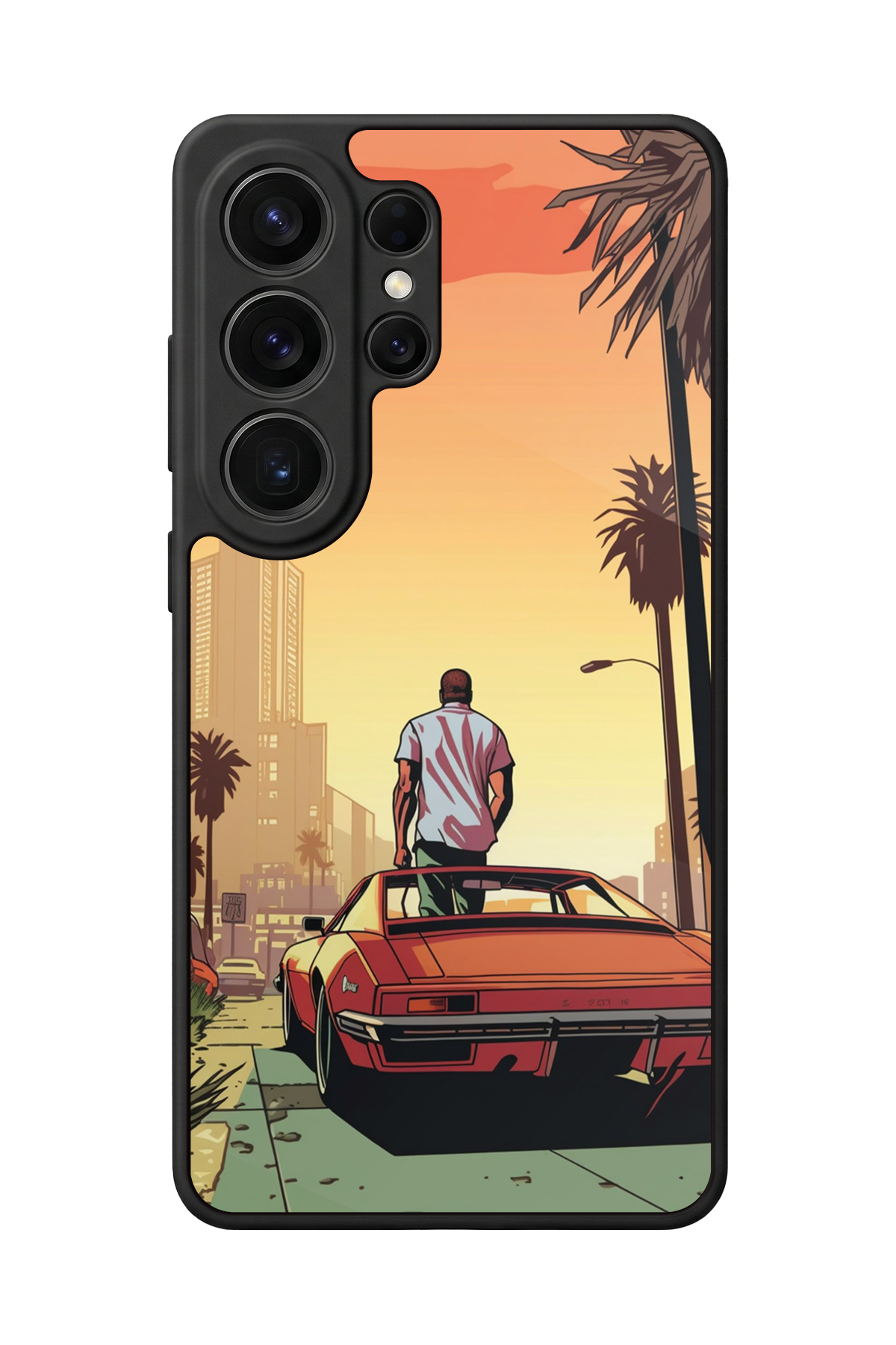 Samsung Galaxy S26 Ultra Uyumlu GTA Tasarımlı Glossy Premium Kılıf