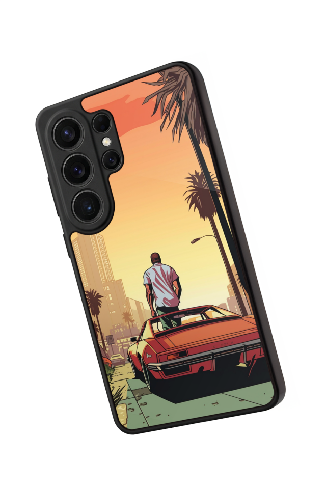 Samsung Galaxy S26 Ultra Uyumlu GTA Tasarımlı Glossy Premium Kılıf