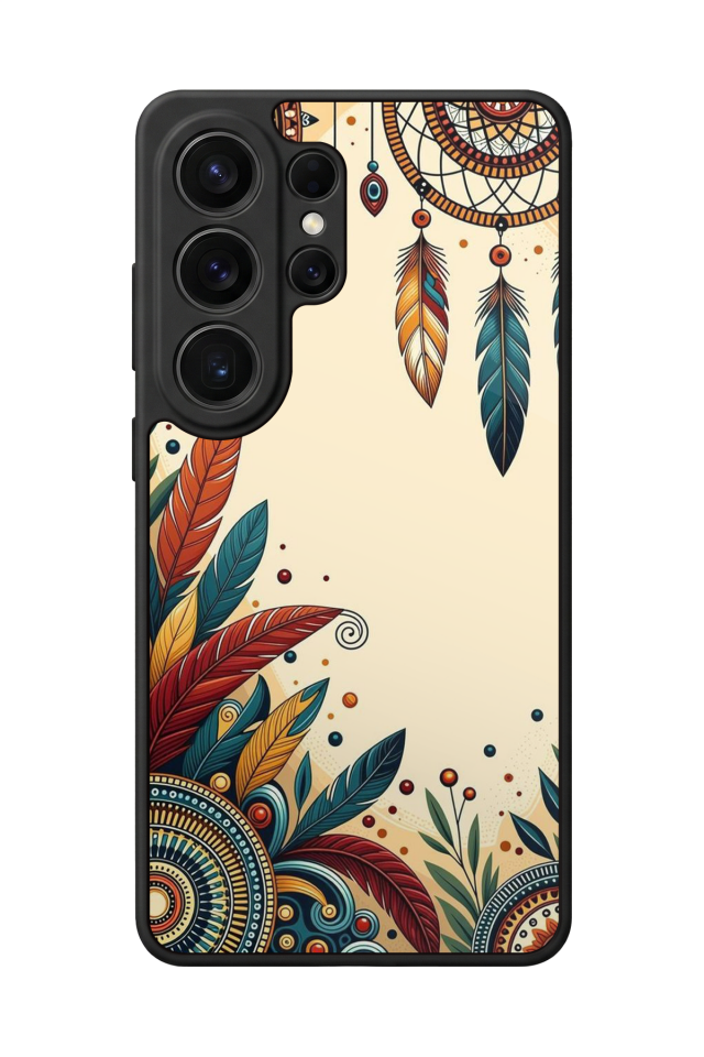 Samsung Galaxy S26 Ultra Uyumlu Mandala Tasarımlı Glossy Premium Kılıf