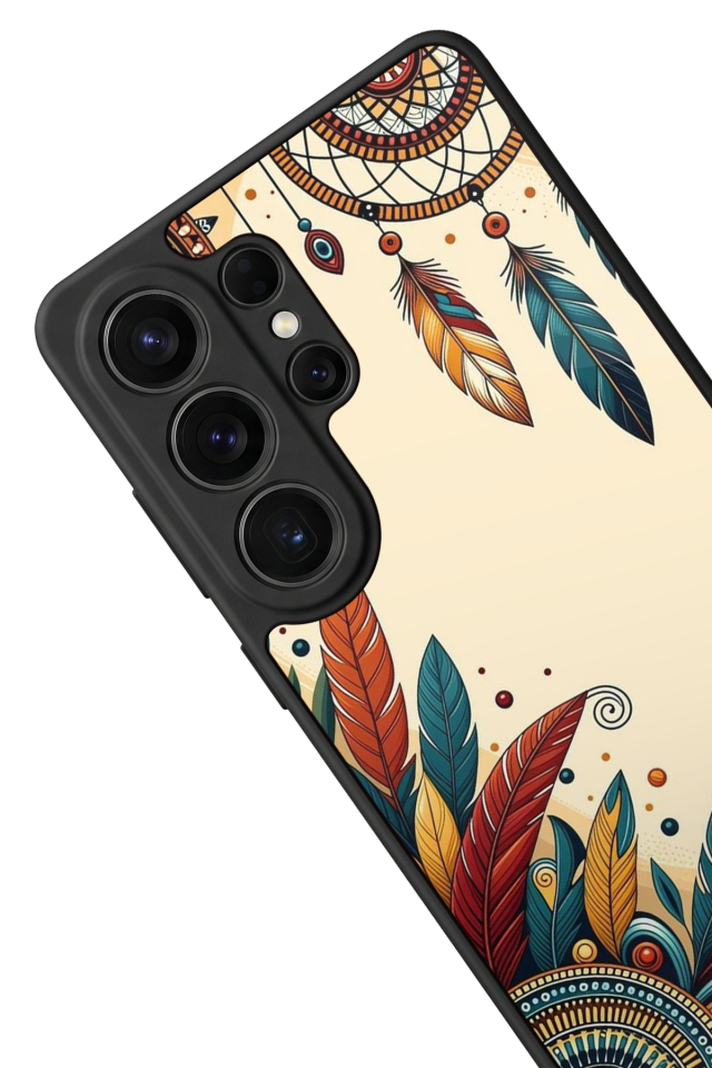 Samsung Galaxy S26 Ultra Uyumlu Mandala Tasarımlı Glossy Premium Kılıf