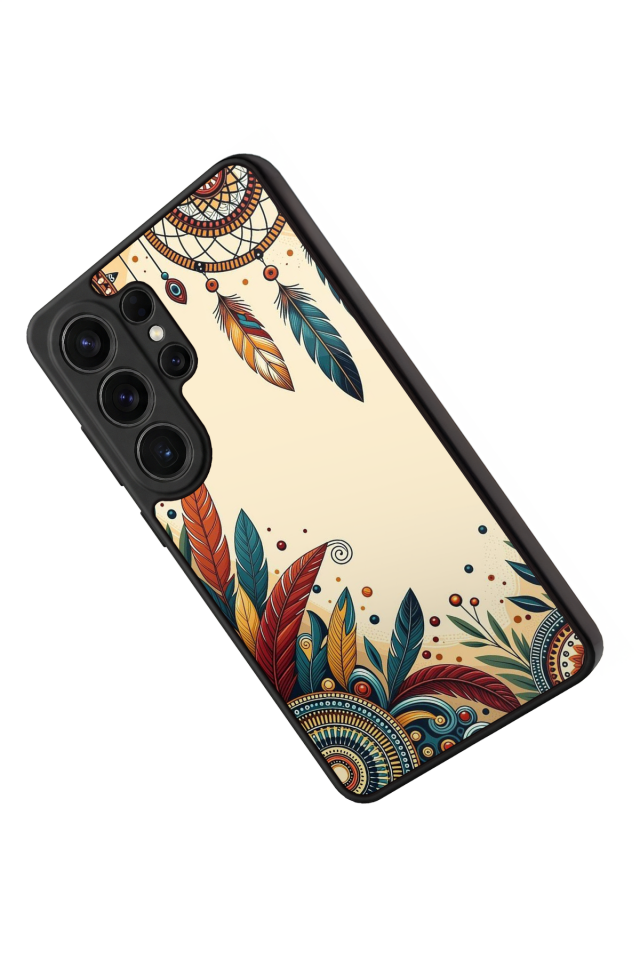 Samsung Galaxy S26 Ultra Uyumlu Mandala Tasarımlı Glossy Premium Kılıf