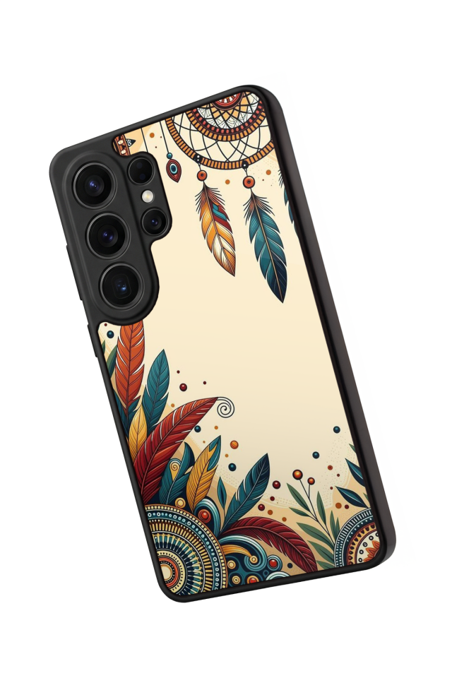 Samsung Galaxy S26 Ultra Uyumlu Mandala Tasarımlı Glossy Premium Kılıf