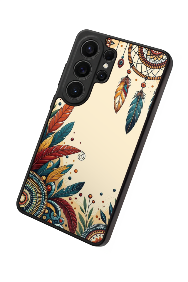 Samsung Galaxy S26 Ultra Uyumlu Mandala Tasarımlı Glossy Premium Kılıf