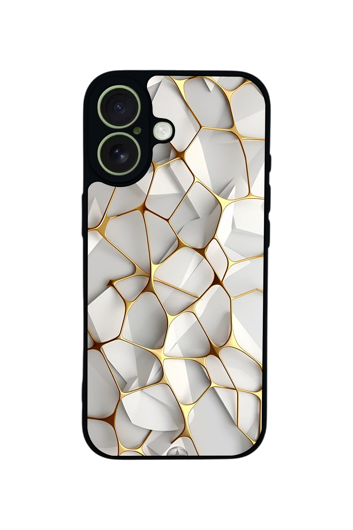 iPhone 17 Uyumlu Mermer Marble Tasarımlı Glossy Premium Kılıf