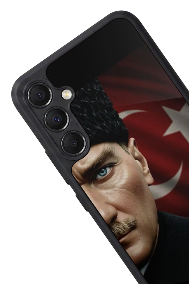 Samsung Galaxy M34 Uyumlu Mustafa Kemal Ataturk Tasarımlı Glossy Premium Kılıf