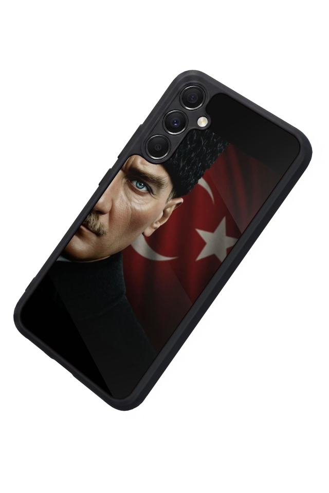 Samsung Galaxy M34 Uyumlu Mustafa Kemal Ataturk Tasarımlı Glossy Premium Kılıf