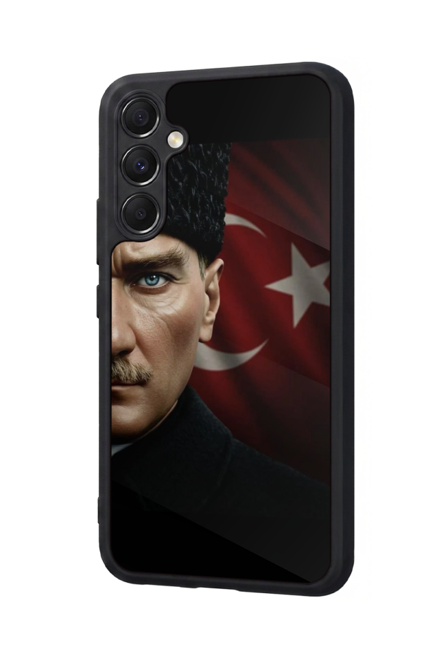 Samsung Galaxy M34 Uyumlu Mustafa Kemal Ataturk Tasarımlı Glossy Premium Kılıf