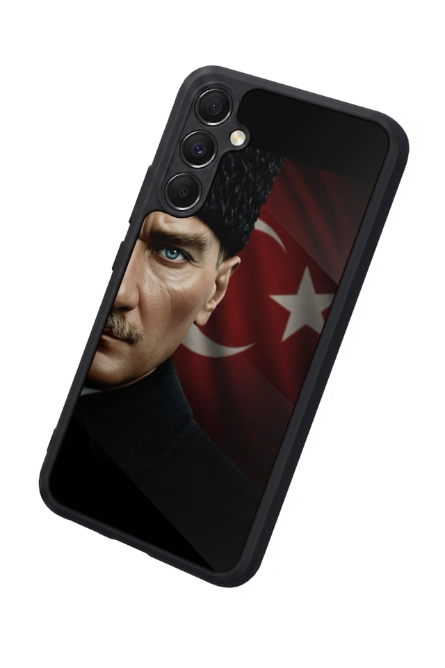 Samsung Galaxy M34 Uyumlu Mustafa Kemal Ataturk Tasarımlı Glossy Premium Kılıf