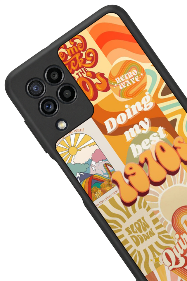 Samsung Galaxy M32 Uyumlu Poster Tasarımlı Glossy Premium Kılıf