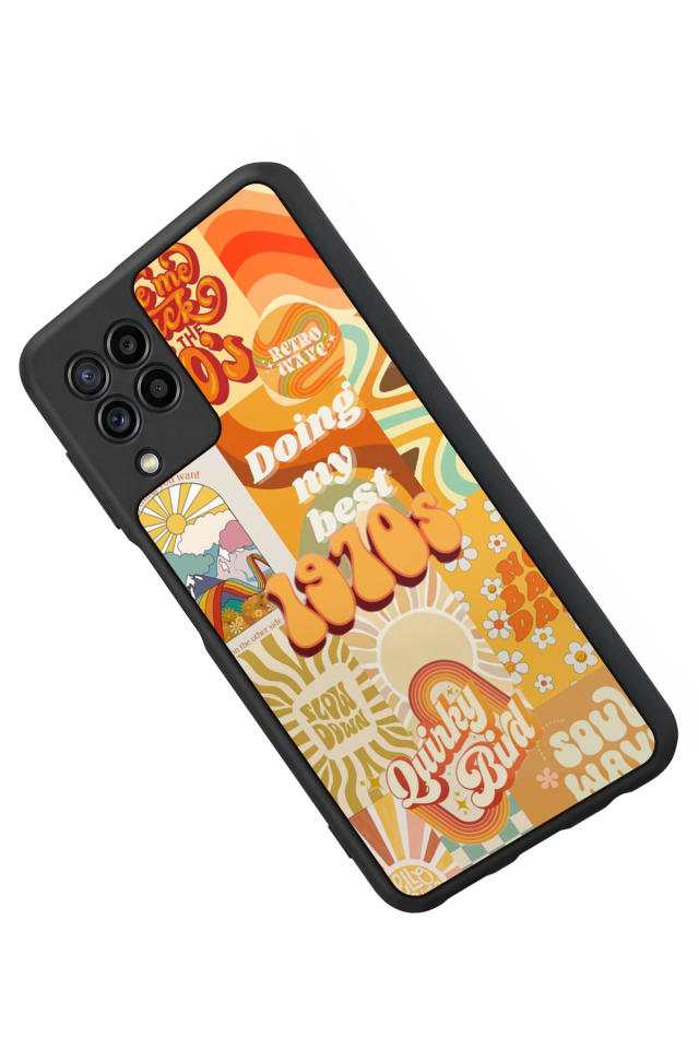 Samsung Galaxy M32 Uyumlu Poster Tasarımlı Glossy Premium Kılıf