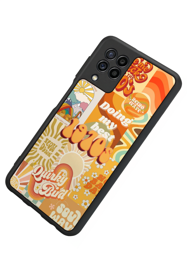 Samsung Galaxy M32 Uyumlu Poster Tasarımlı Glossy Premium Kılıf