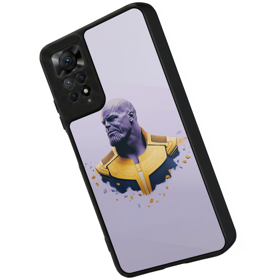 Xiaomi Redmi Note 11 Pro Uyumlu Thanos Tasarımlı Glossy Premium Kılıf