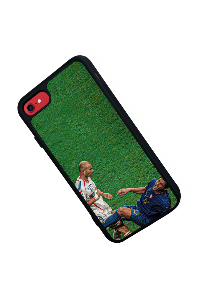 iPhone SE Uyumlu Zidane Tasarımlı Glossy Premium Kılıf