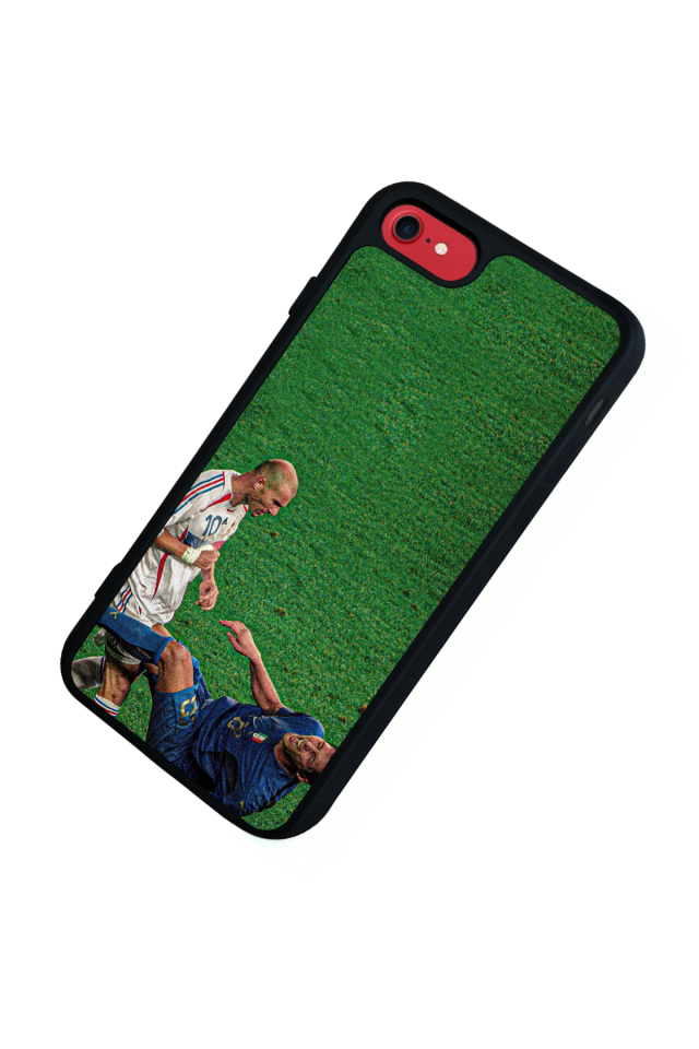 iPhone SE Uyumlu Zidane Tasarımlı Glossy Premium Kılıf