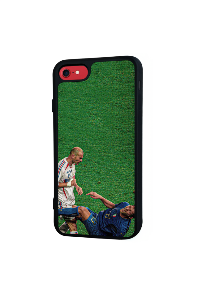 iPhone SE Uyumlu Zidane Tasarımlı Glossy Premium Kılıf