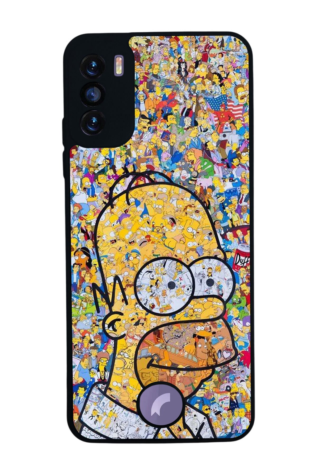 Reeder S19 Max Pro S Uyumlu The Simpsons Tasarımlı Glossy Premium Kılıf