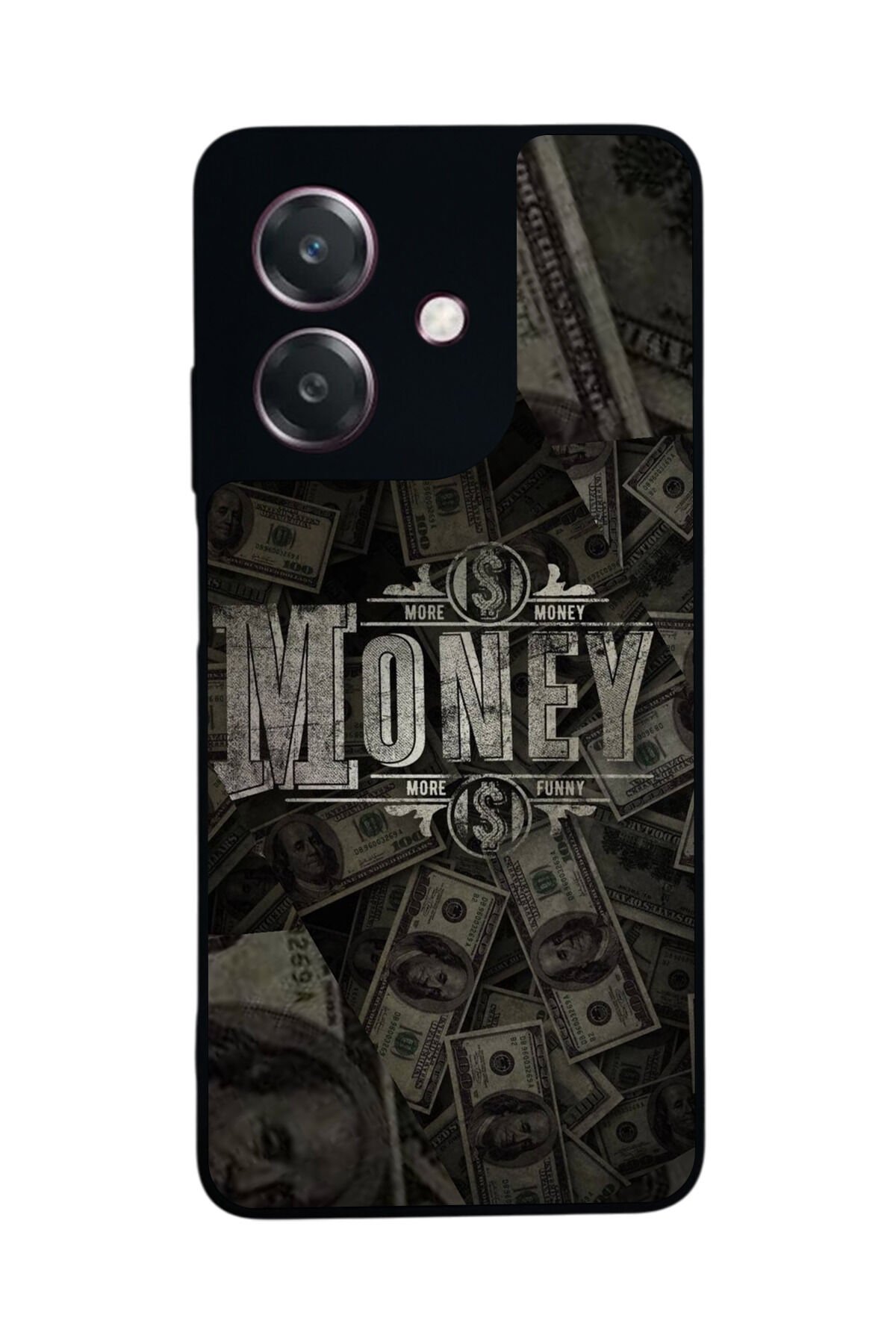 Oppo A3 5G Uyumlu Money Para Tasarımlı Glossy Premium Kılıf