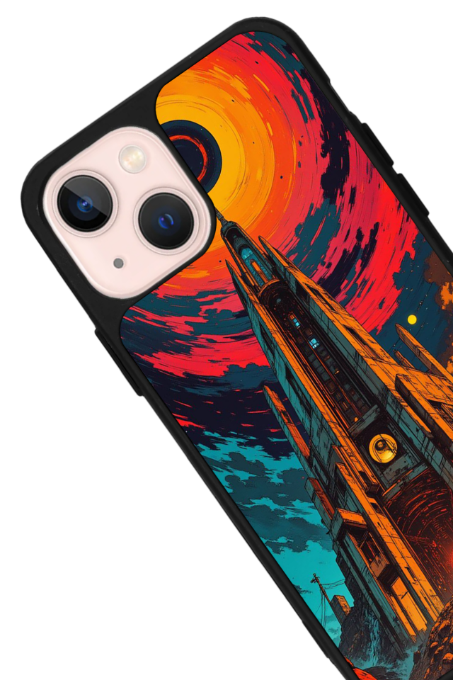 iPhone 15 Plus Uyumlu Abstract Tasarımlı Glossy Premium Kılıf