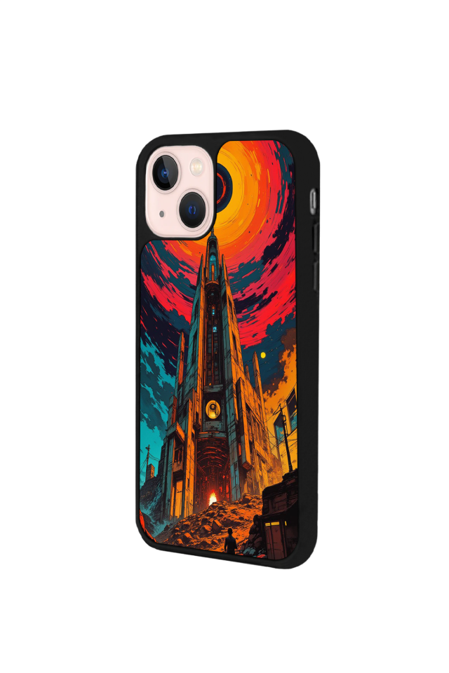 iPhone 15 Plus Uyumlu Abstract Tasarımlı Glossy Premium Kılıf