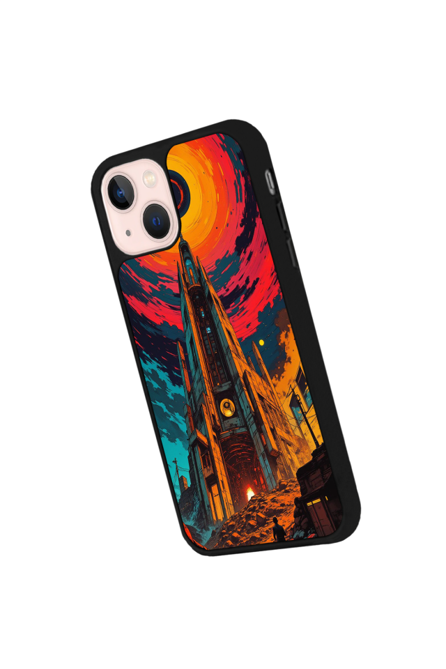 iPhone 15 Plus Uyumlu Abstract Tasarımlı Glossy Premium Kılıf