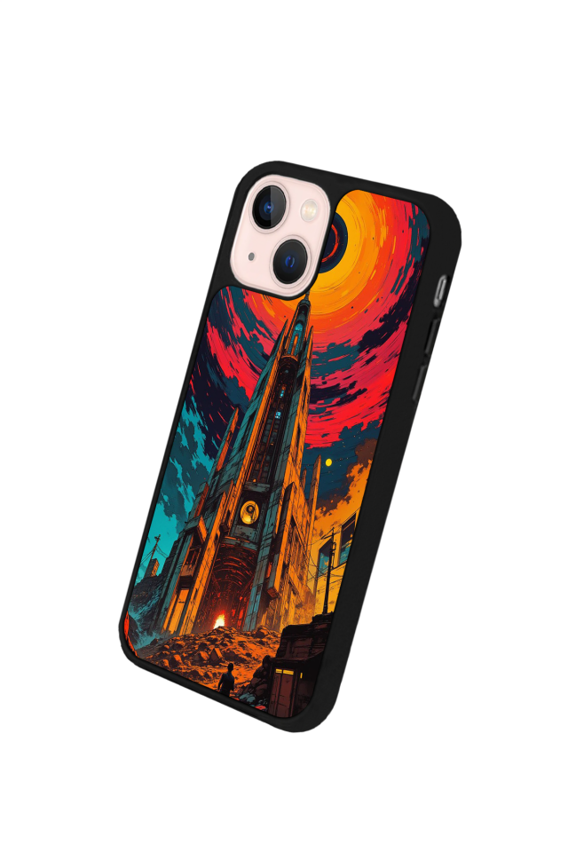 iPhone 15 Plus Uyumlu Abstract Tasarımlı Glossy Premium Kılıf