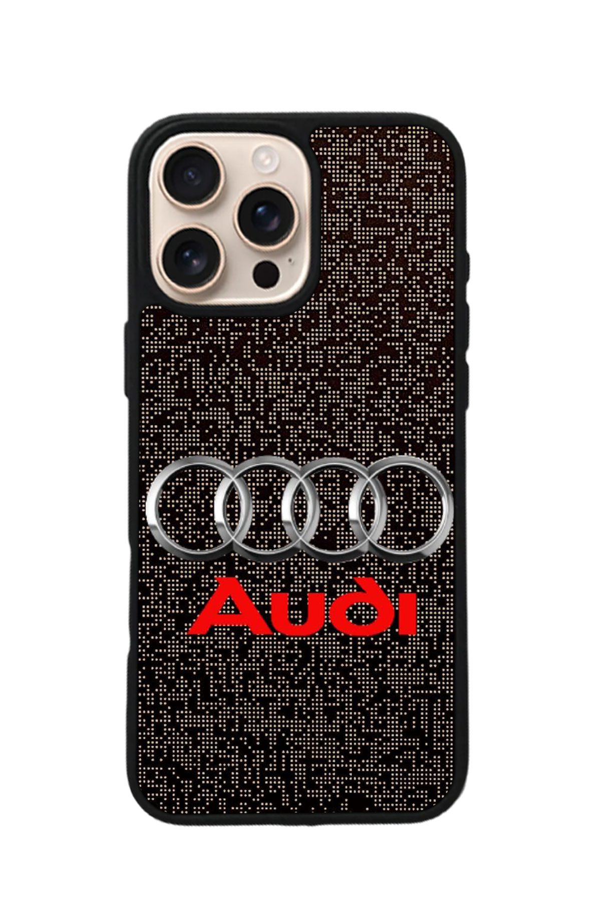 iPhone 15 Pro Max Uyumlu Audi Tasarımlı Glossy Premium Kılıf