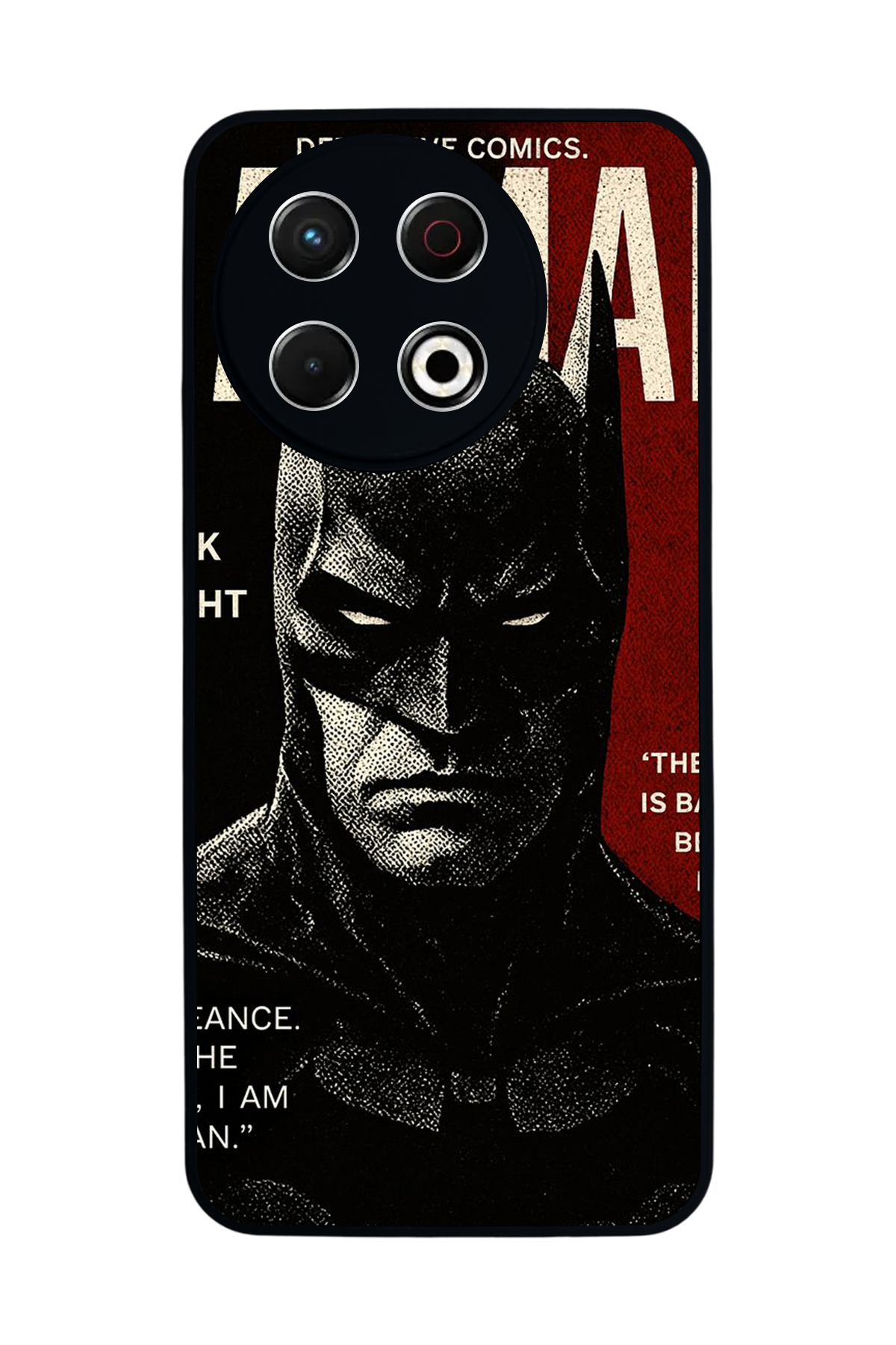 Tecno Spark 30 Pro Uyumlu Batman Tasarımlı Glossy Premium Kılıf