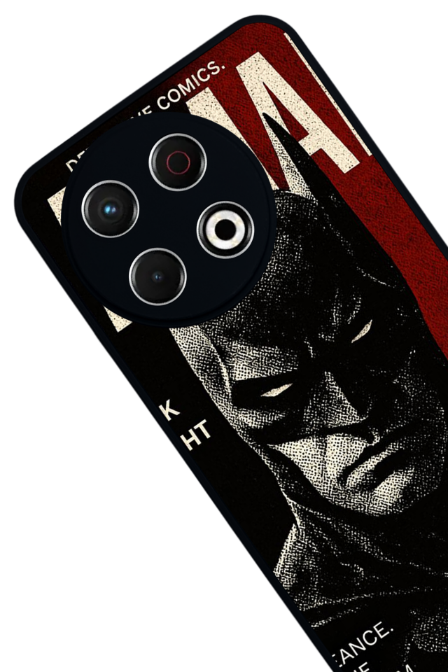 Tecno Spark 30 Pro Uyumlu Batman Tasarımlı Glossy Premium Kılıf