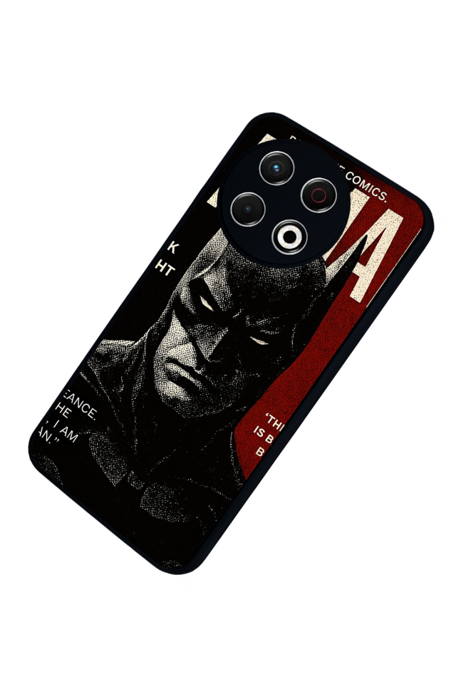 Tecno Spark 30 Pro Uyumlu Batman Tasarımlı Glossy Premium Kılıf