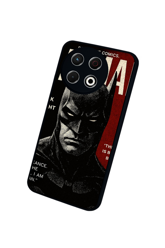 Tecno Spark 30 Pro Uyumlu Batman Tasarımlı Glossy Premium Kılıf