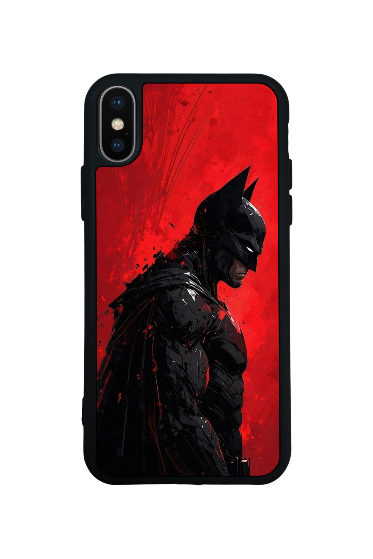 iPhone X/ XS Uyumlu Batman Tasarımlı Glossy Premium Kılıf