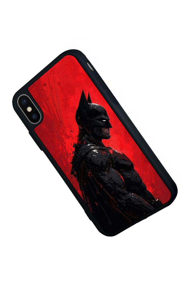 iPhone X/ XS Uyumlu Batman Tasarımlı Glossy Premium Kılıf
