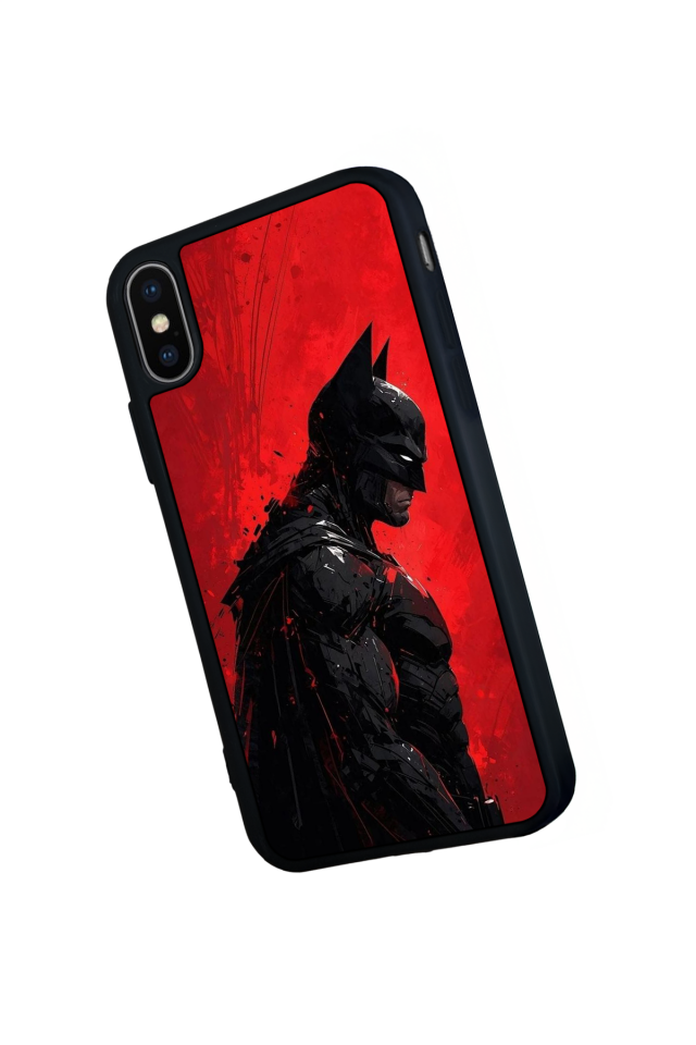 iPhone X/ XS Uyumlu Batman Tasarımlı Glossy Premium Kılıf