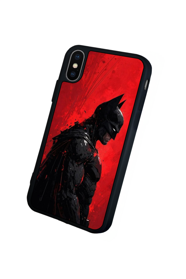 iPhone X/ XS Uyumlu Batman Tasarımlı Glossy Premium Kılıf