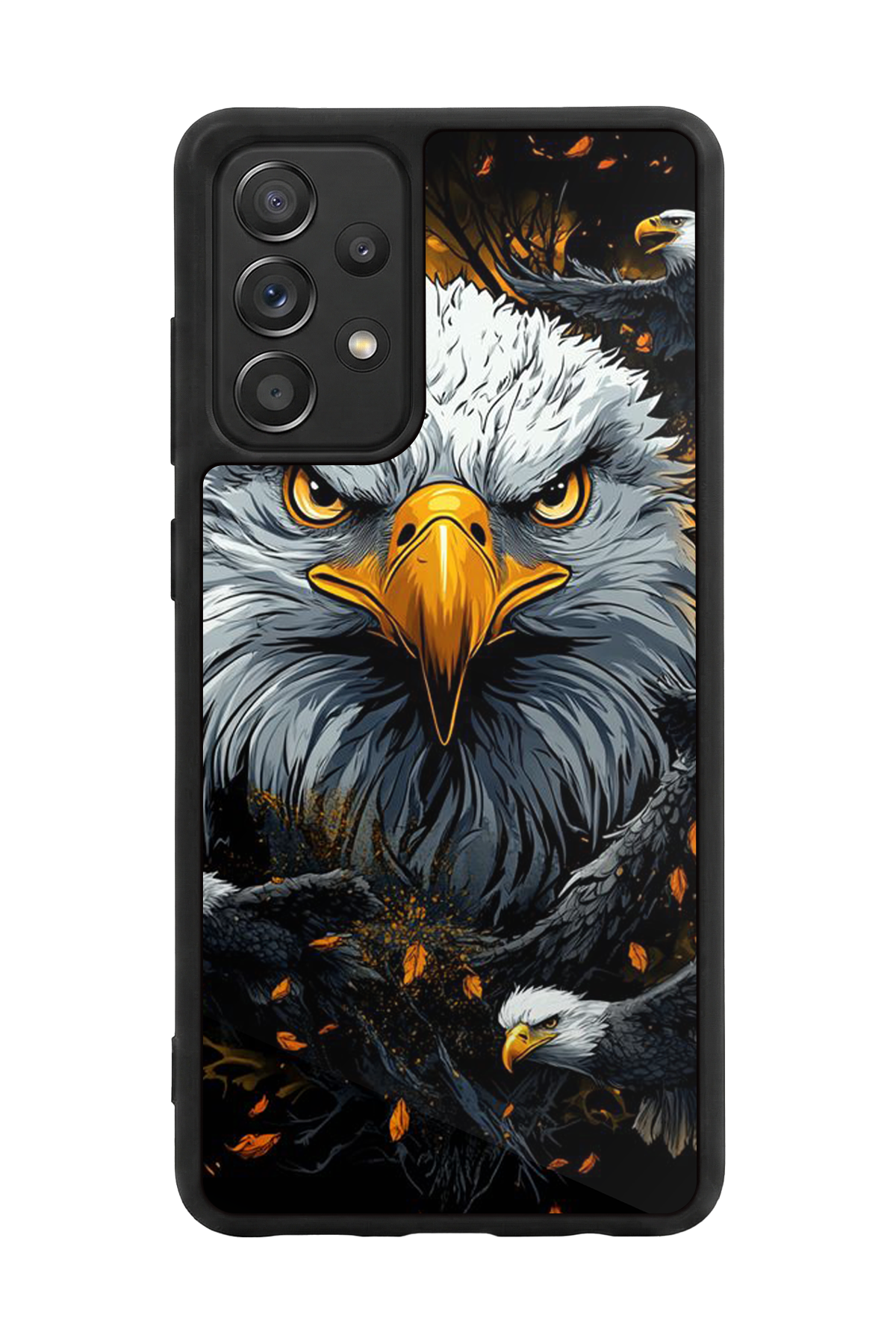 Samsung Galaxy A72 Uyumlu Besiktas Tasarımlı Glossy Premium Kılıf