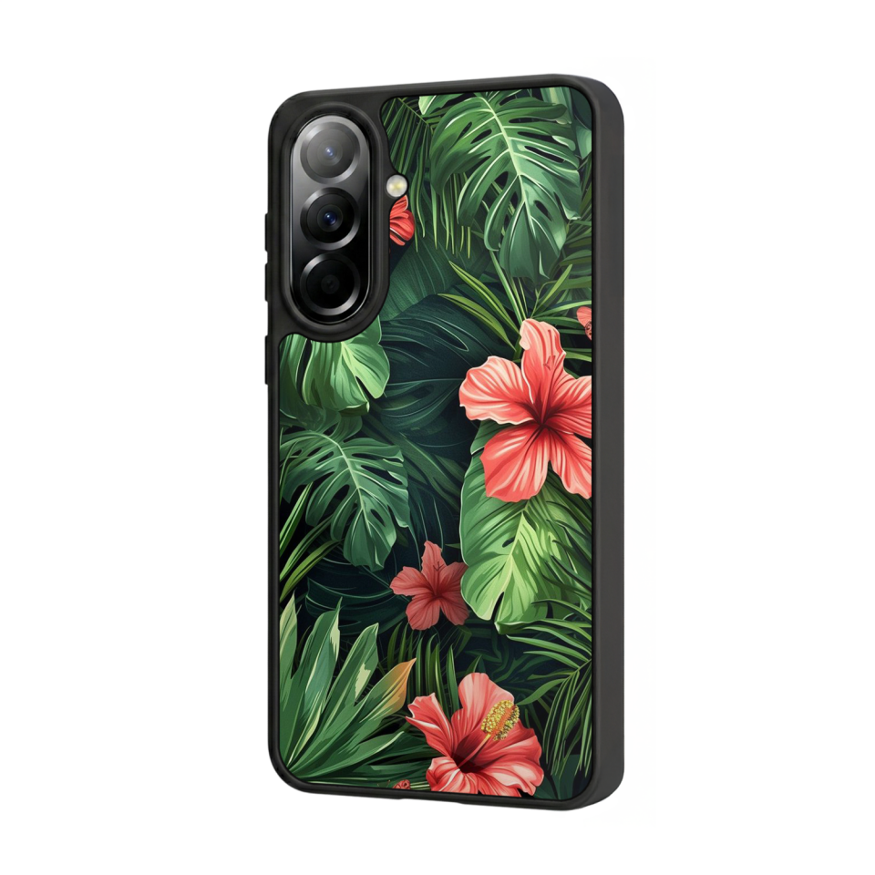 Samsung Galaxy A37 Uyumlu Botanik Tasarımlı Glossy Premium Kılıf