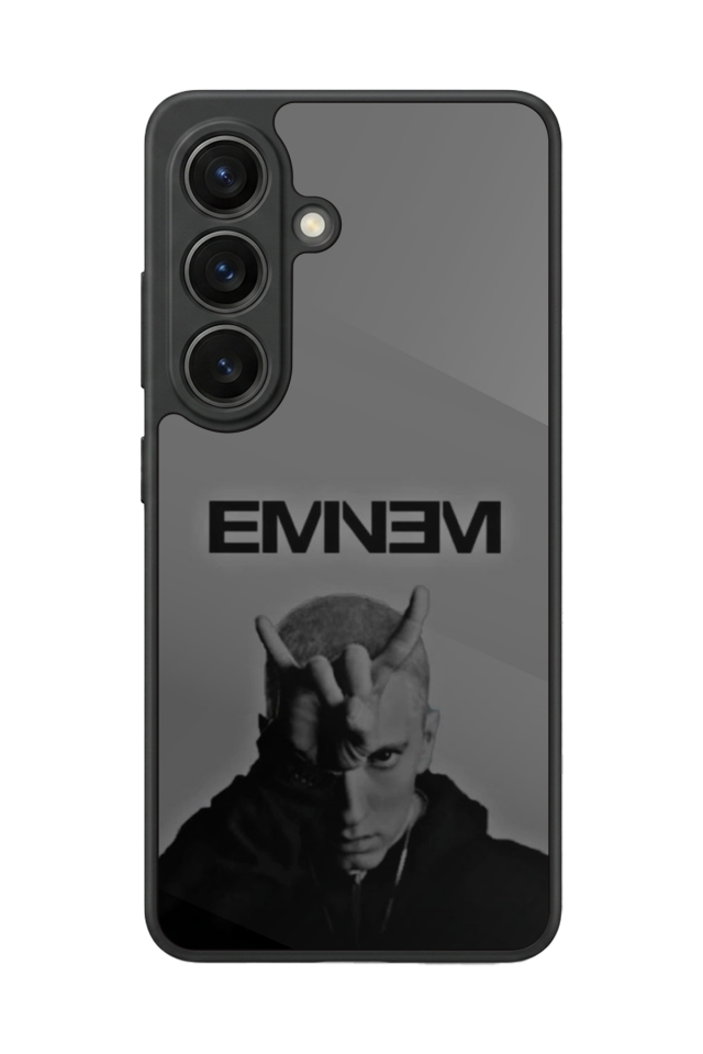 Samsung Galaxy S26 Uyumlu Eminem Tasarımlı Glossy Premium Kılıf