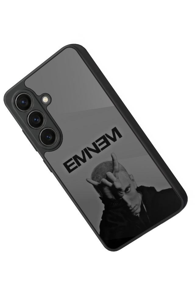 Samsung Galaxy S26 Uyumlu Eminem Tasarımlı Glossy Premium Kılıf