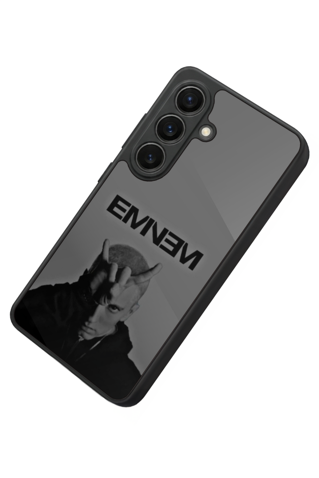 Samsung Galaxy S26 Uyumlu Eminem Tasarımlı Glossy Premium Kılıf