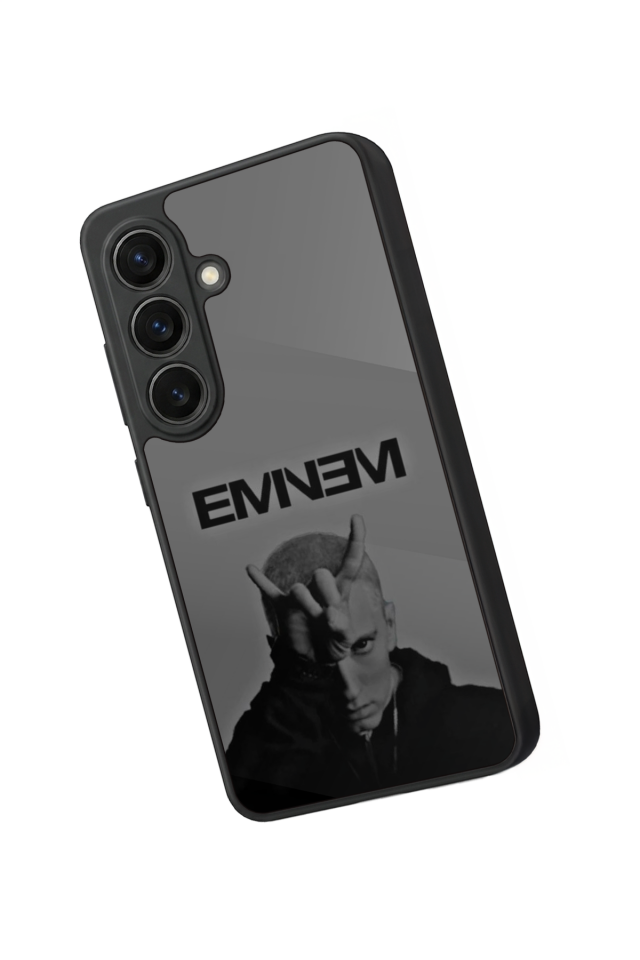 Samsung Galaxy S26 Uyumlu Eminem Tasarımlı Glossy Premium Kılıf