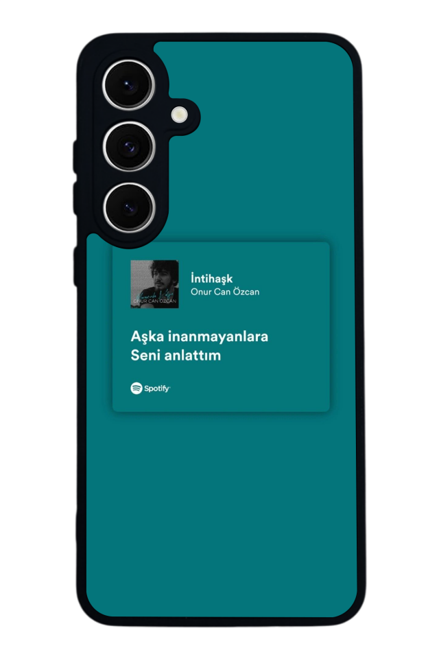 Samsung Galaxy S24 FE Uyumlu Sarki Sozleri Tasarımlı Glossy Premium Kılıf