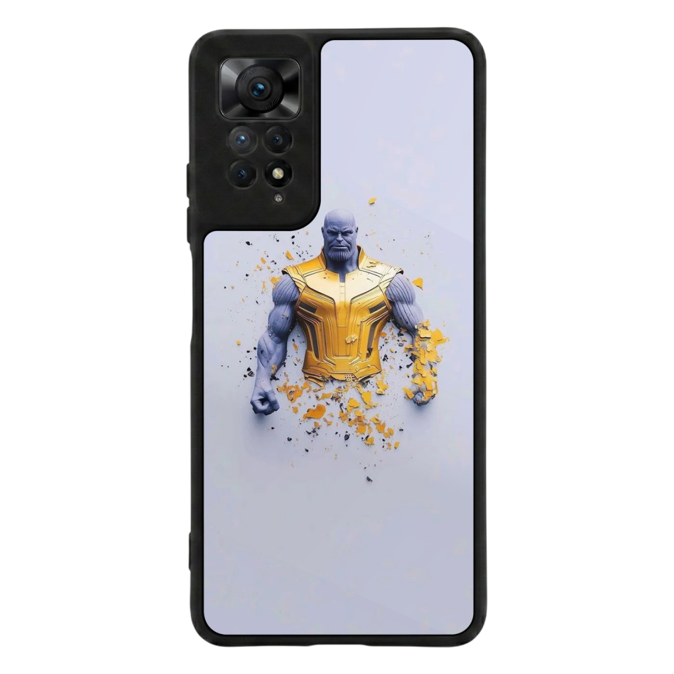Xiaomi Redmi Note 11 Pro Uyumlu Thanos Tasarımlı Glossy Premium Kılıf