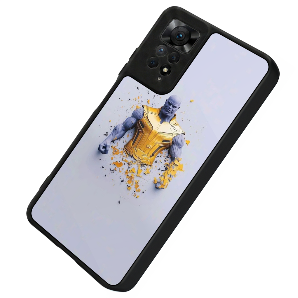 Xiaomi Redmi Note 11 Pro Uyumlu Thanos Tasarımlı Glossy Premium Kılıf
