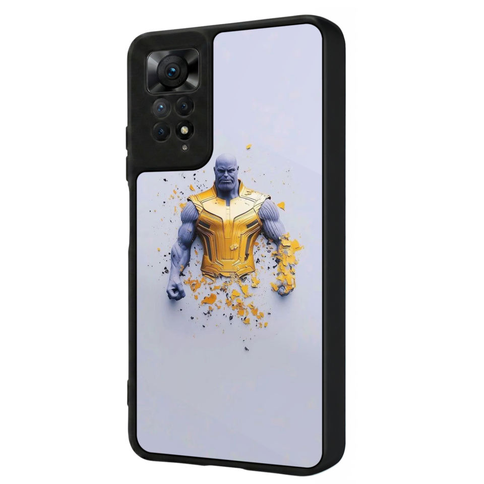 Xiaomi Redmi Note 11 Pro Uyumlu Thanos Tasarımlı Glossy Premium Kılıf