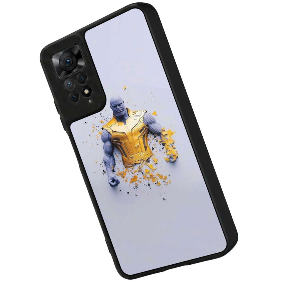 Xiaomi Redmi Note 11 Pro Uyumlu Thanos Tasarımlı Glossy Premium Kılıf